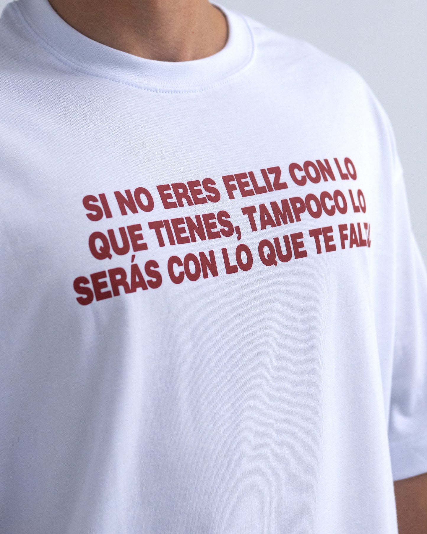 Si no eres feliz con lo que tienes, tampoco lo serás con lo que te falta